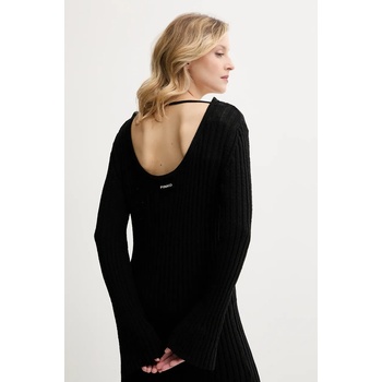 PINKO Рокля Pinko в черно къса с кройка по тялото 105301 A2N7 (105301.A2N7)