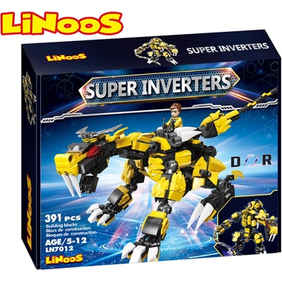 LiNooS robot/dinosaurus s postavičkou 391 ks