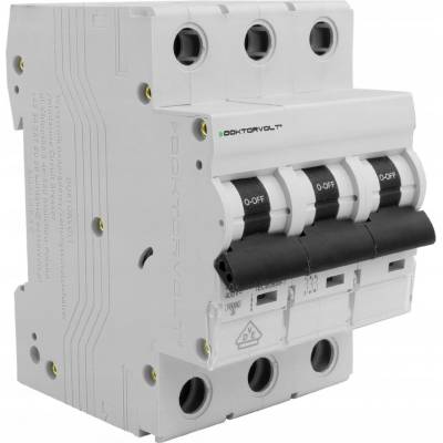 Nadproudový spínač MCB 10kA 3P 32A VDE C32A Doktorvolt DV-3912