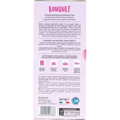 Relevi Osviežovač bielizne vo forme visačky 3 ks