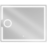Mexen Onyx огледало за баня с подсветка с козметично огледало 100 x 80 cm, LED 6000K, (9813-100-080-611-00)