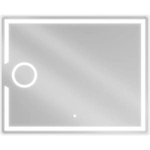 Mexen Onyx огледало за баня с подсветка с козметично огледало 100 x 80 cm, LED 6000K, (9813-100-080-611-00)