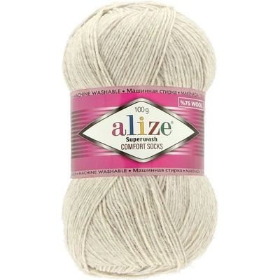 Alize Superwash Comfort Sock 100 béžová 152