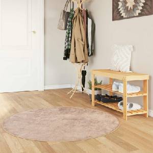vidaXL Каса за килим MARSA Пясък 120 x 120 cm Полиестер и PVC (42023130)