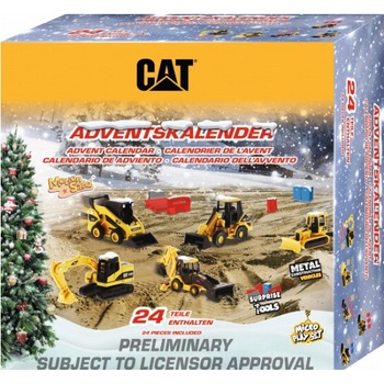 Carrera CAT Baustelle hračky adventní kalendář