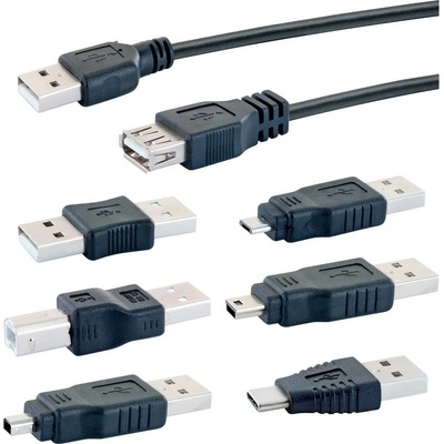 Schwaiger USB 2.0 predlžovací kábel [1x USB 2.0 zástrčka A - 1x USB 2.0 zásuvka A] CAUSET 531; CAUSET 531