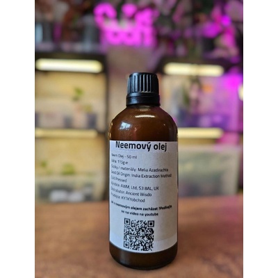 Nimbový olej 100 ml na smutnice, plísně a třásněnky (neem olej)