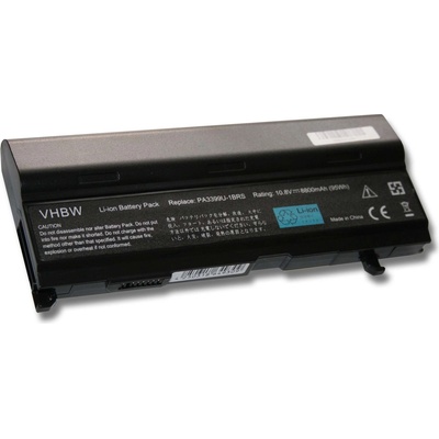 VHBW Батерия за Toshiba Satellite A80 / A85 / A100 / A115 / M50 / M115, 8800 mAh (800102191)