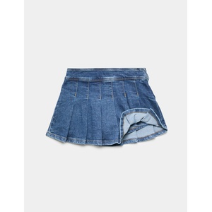 Marks & Spencer Дънкови плисирани мини юпка-шорти (6-16 години) Marks & Spencer военноморска синя Marks & Spencer | Sin | Момичешки | 9-10 години