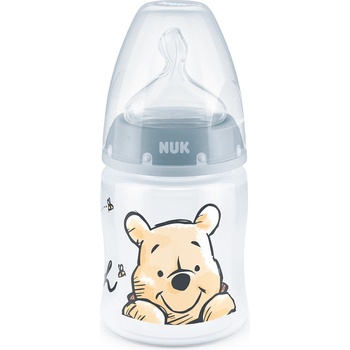 Nuk Шише със силиконов биберон NUK - First Choice, Disney, TC, 150 ml, 0-6 месеца, Синьо (10743932-Син)