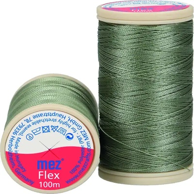 Elastická polyesterová nit 3035 Zelená