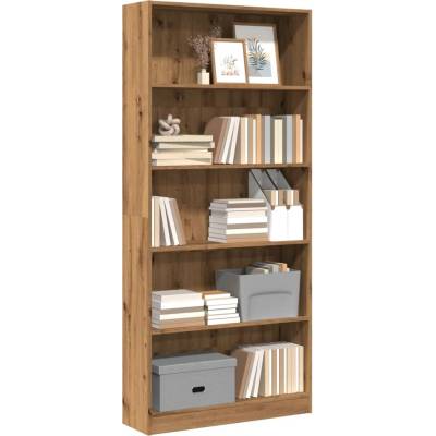 Knihovna dub artisan 80x24x176 cm