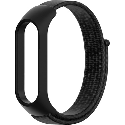 Xiaomi Nylon - Mi Band 5/6 náhradní náramek na suchý zip Černá MBSCZ-5N001 – Zboží Živě