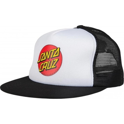 SANTA CRUZ Classic Dot Mesh Cap White/Black
