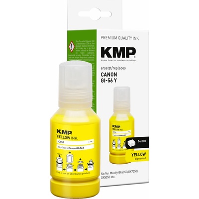 Inkoust KMP Canon GI-56Y - kompatibilní