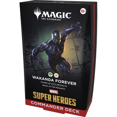 Wizards of the Coast Magic the Gathering Marvel Super Heroes COMMANDER Wakanda Forever