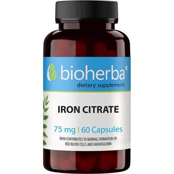 Bioherba Iron Citrate, 60 капсули, Bioherba