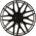 Versaco Тасове за джанти 14'' Versaco Dakar Black/Silver