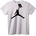 NOONEBRAND Тениска Jordan Jumpman лого - M, Black