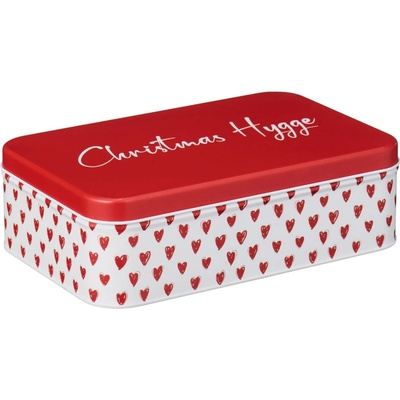 Ib Laursen Plechová dóza Oblong Christmas Hygge