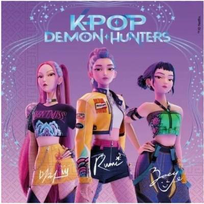K-POP Demon Hunters Obrúsky 2V 33x33 cm 20 ks