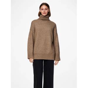 PIECES Суичър Pieces Women's Pullover Hoodie - Fossil