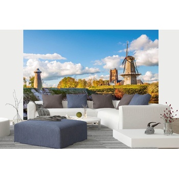 DIMEX ART s. r. o Самозалепваща се флизелинова фототапета холандска крепост 375 x 250 см