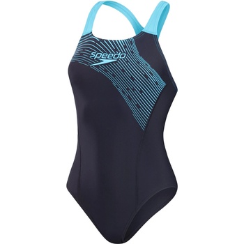 Image 1 of Speedo Womens Medley Logo 1 Piece - Navy