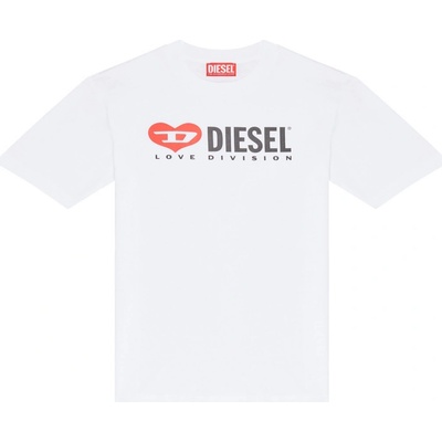 Diesel Tovez Over T-shirt biela