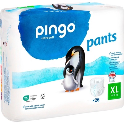 Pingo Пелени гащи Pingo Ultrasoft - XL, размер 6, 16 kg, 26 броя (0321-01)