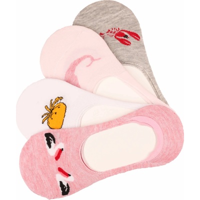 Pesail dámske veselé ponožky so zvieratkami ZU05 5bal viacfarebná