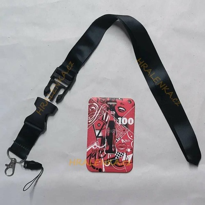 Šňůrka na krk 26074 s cedulkou na ID karty Cola