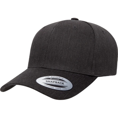 Flexfit Retro 6389 Snapback 6 panelová COT556389t3799-dark heathe Melír šedá tmavá