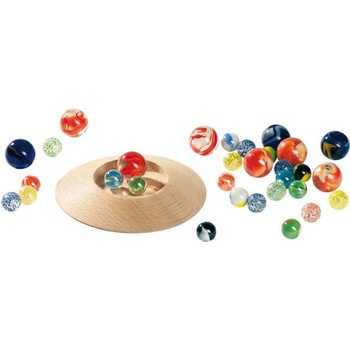 Goki Стъклени топчета с чиния, 31 броя (63947)