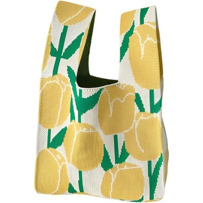 Annam Tote Bag žlutý tulipán 36 × 20 cm