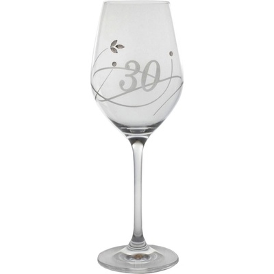 Swarovski Sklenice na víno s krystaly jubileum 30 360 ml
