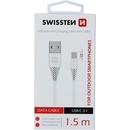 SWISSTEN USB / USB-C 3.1 BÍLÝ 1,5 M 71504402