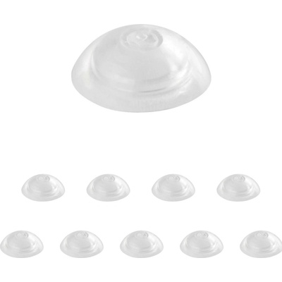 Walteco Dverová zarážka, priemer 30mm, samolepiaca, transparentná Množstvo: 2 ks , 5307