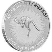 The Perth Mint stříbrná mince Kangaroo 2024 1 oz