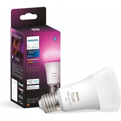 Philips Chytrá žárovka Hue Bluetooth 9W, E27, White and Color Ambiance – Zboží Živě