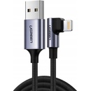 Ugreen 60521 angle USB - Lightning MFI, 2,4A, 1m, černý