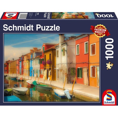 Schmidt Barevné domy na ostrově Burano 1000 dílků