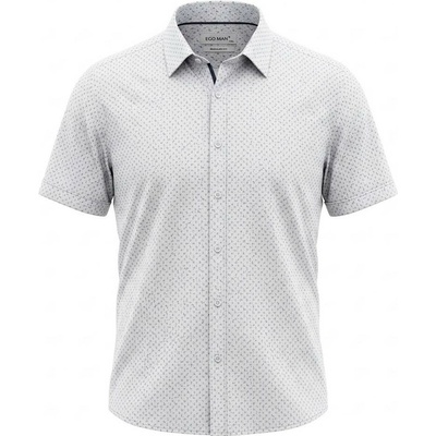 Ego man pánská košile krátký rukáv regular fit RE308-01 bílá