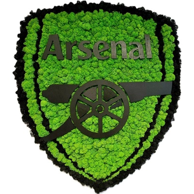 Mechové logo - ARSENAL Velikost: 80cm x 68cm