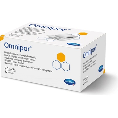 Hartmann Omnipor náplast na cívce 2,5 cm x 5 m 12 ks