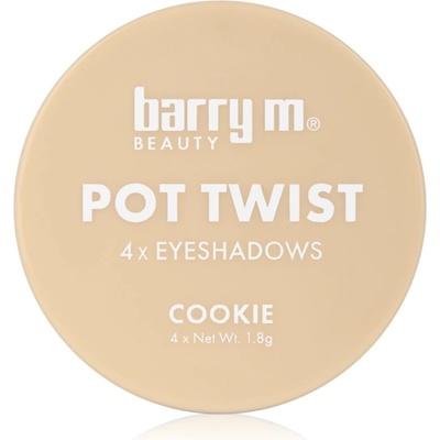 Barry M Pot Twist кремави сенки са очи цвят Cookie 4x1.8 гр