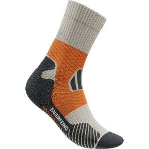Bauerfeind Sports Мъжки чорапи за бягане Bauerfeind Sports Trail Run Mid Cut Socks Running socks - Gravel Chalk - размер 46-49 (EU) (201-8091-0213)