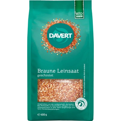 Davert Bio drcené lněné semínko 400 g