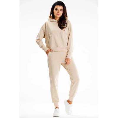 Infinite You Woman's Pants M319 Beige krémová