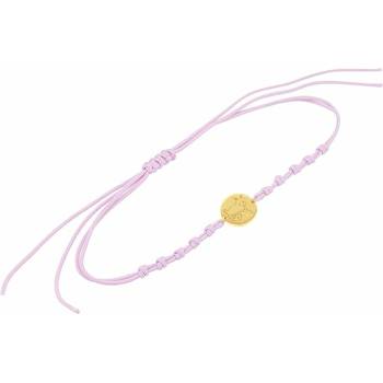 Eppi Strieborný povrázkový náramok s gravírom baránka Malý princ BR47957